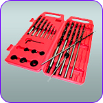 12" Brad Point Drill Bit Set