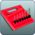 22 Piece Taper Drill Bit Set