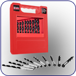 25 Piece Brad Point Drill Bit Set