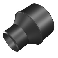 4" to 2.5" Dust Collection Reducer