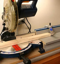 Image of Kreg Precision Measuring System Mounted on Miter Saw